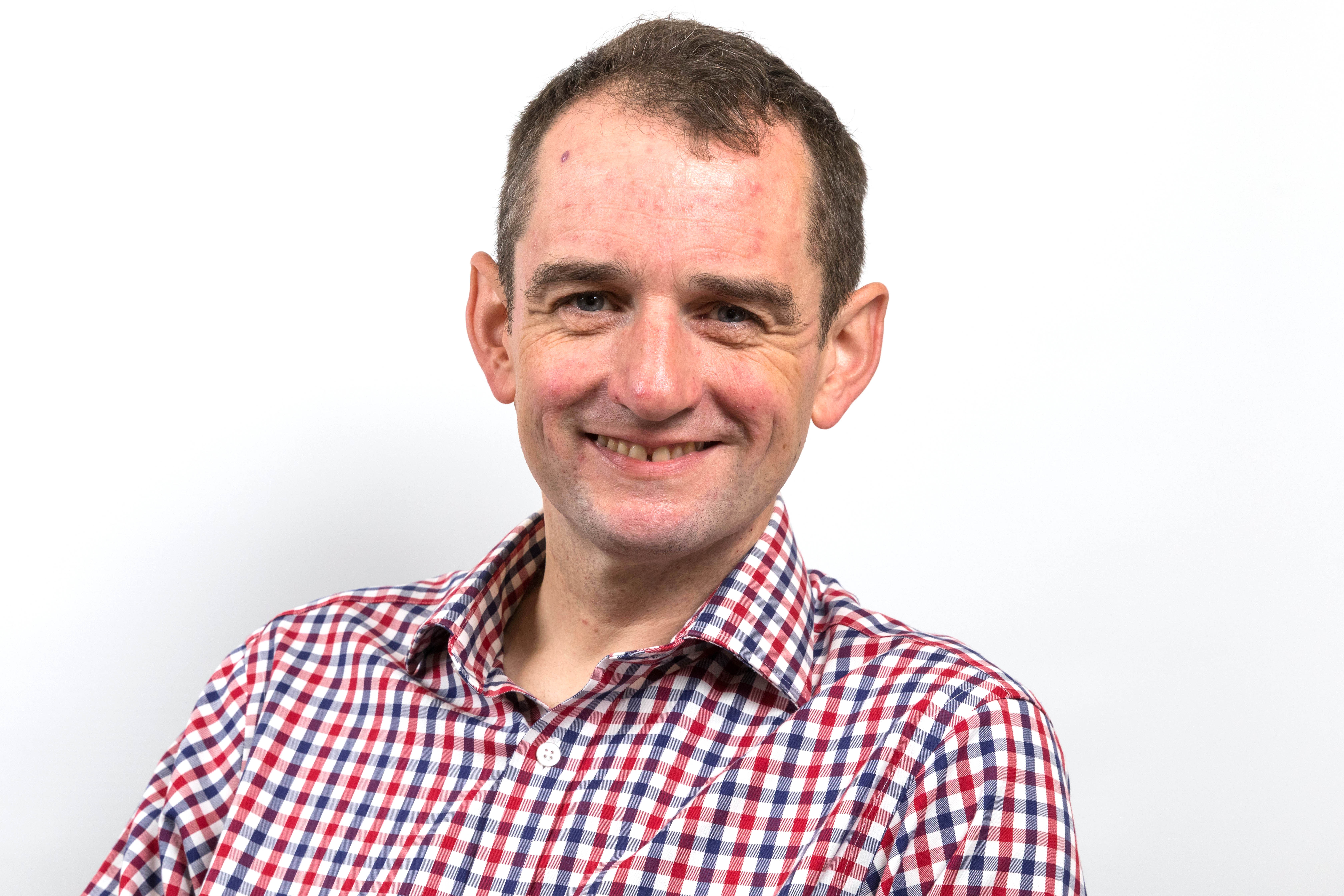 Iain Birrell smiling