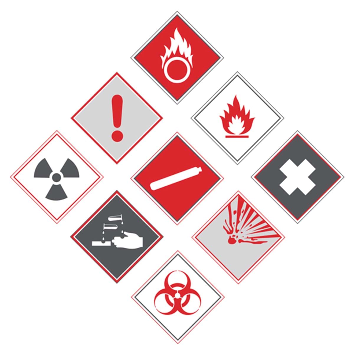 symbols of hazardous substances