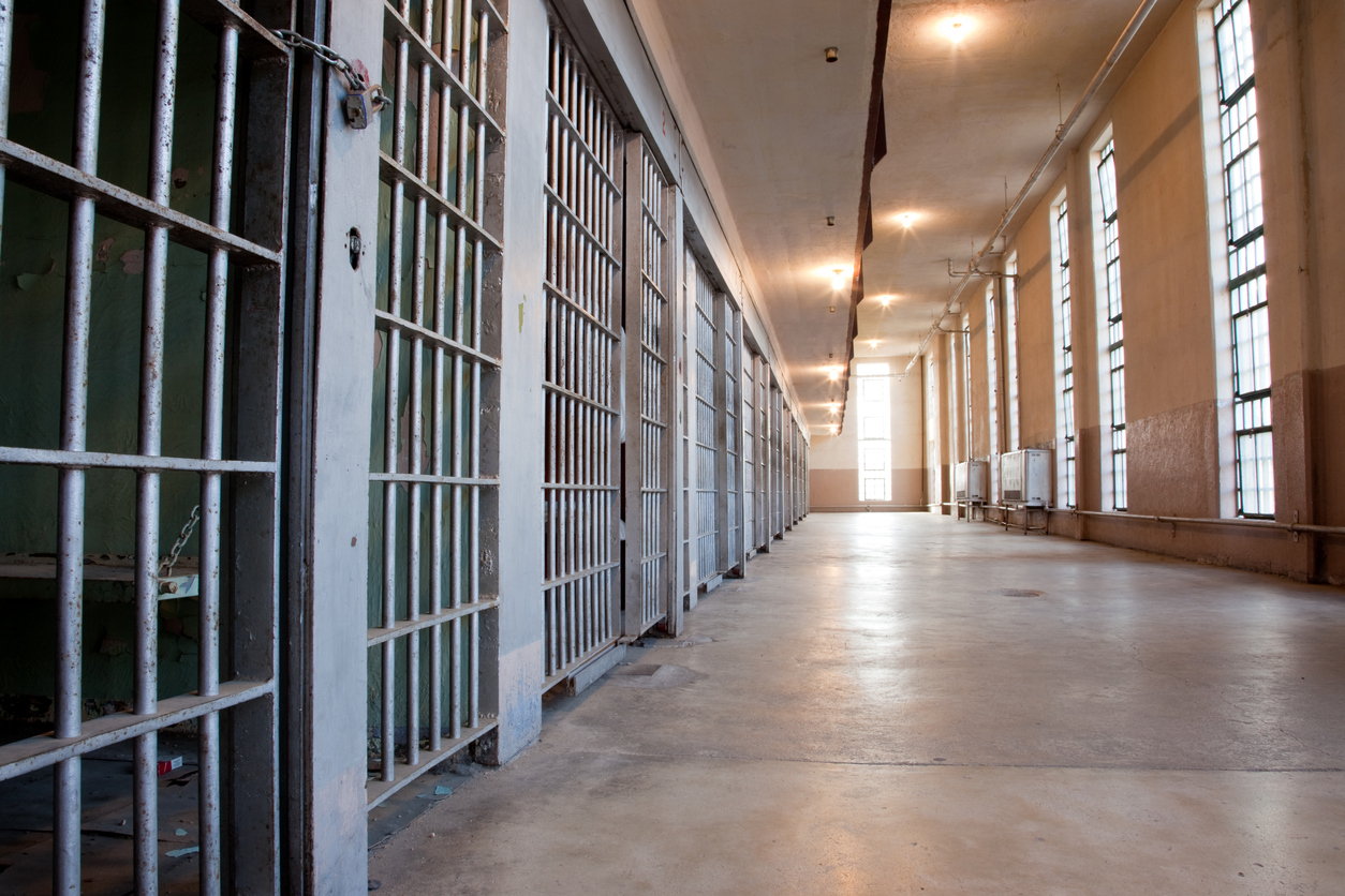 Prison cell corridor in prison