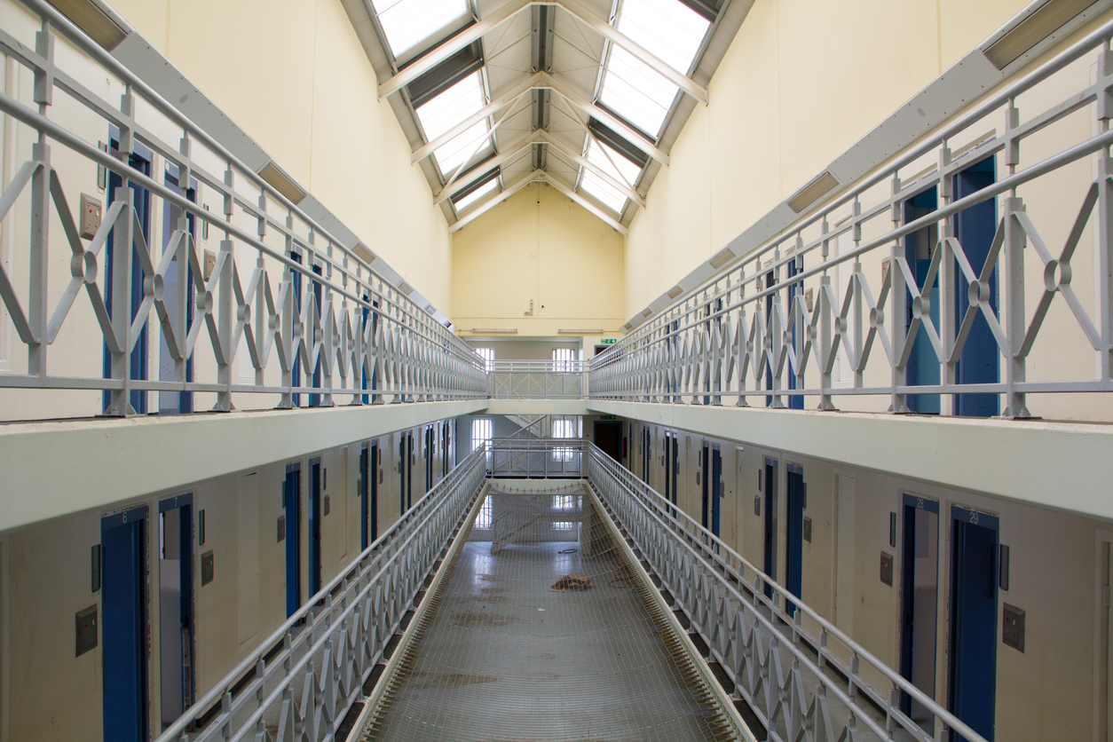 Prison corridor