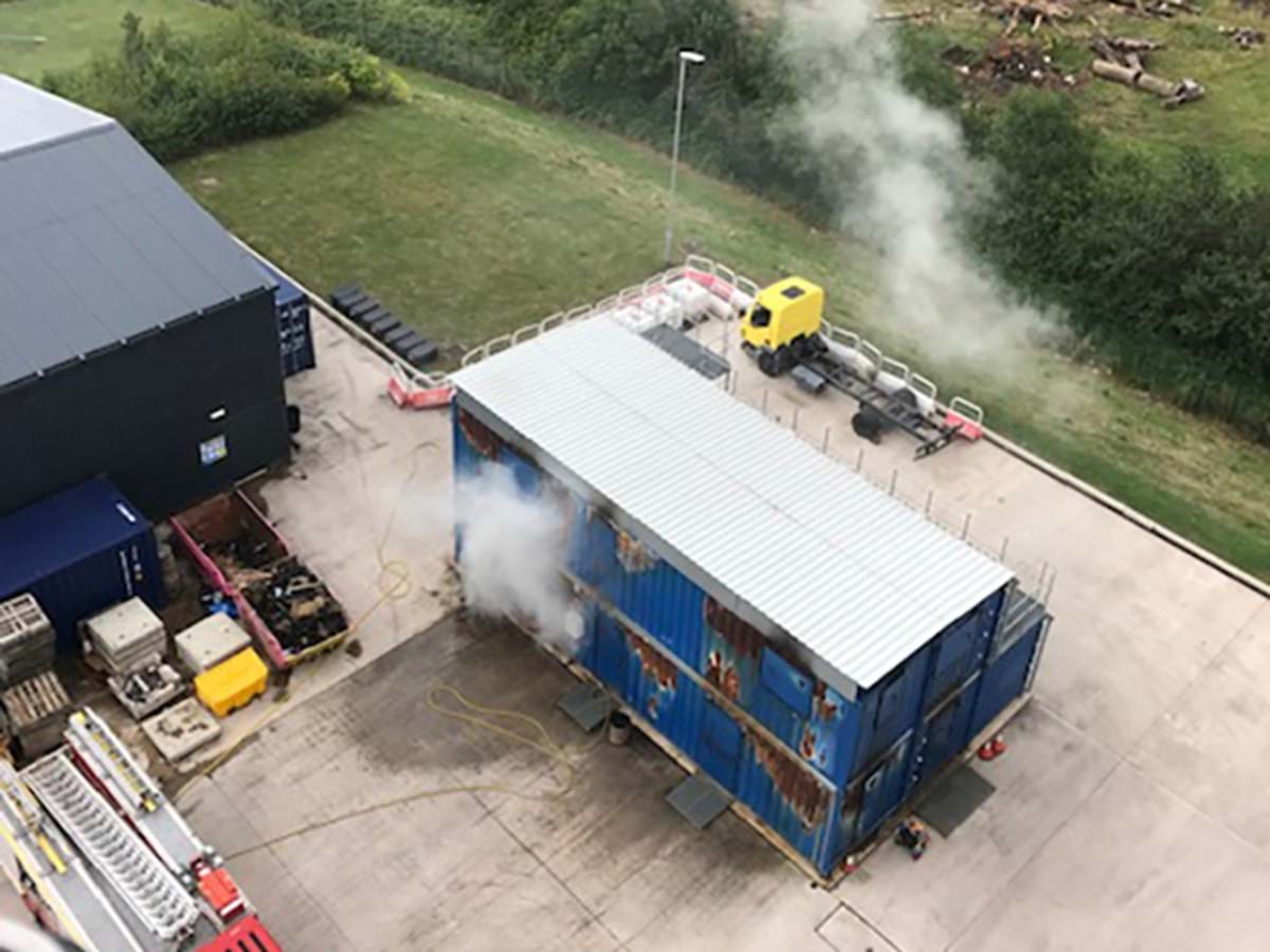 The fire container that makes it feel like you're in an actual fire.