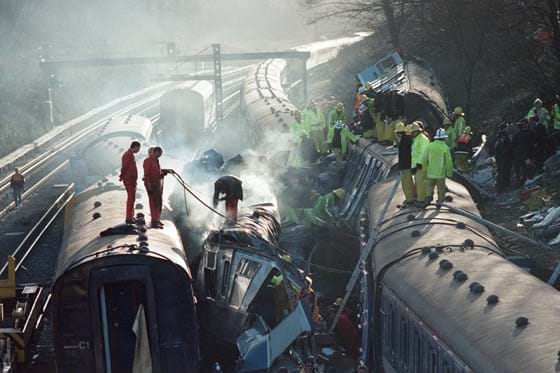 Workers at Clapham Junction rail crash