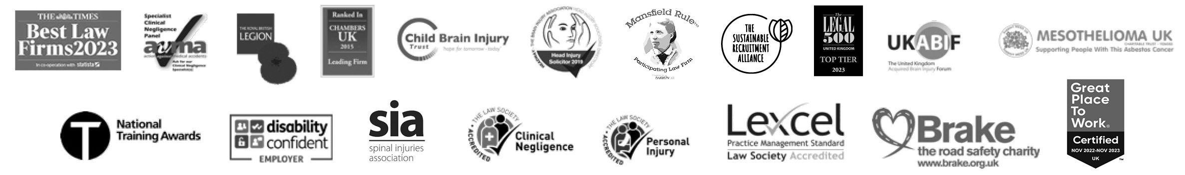 Thompsons Awards and Accreditations